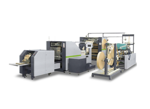 Durable Robust Paper Bag Making Machine for Factories