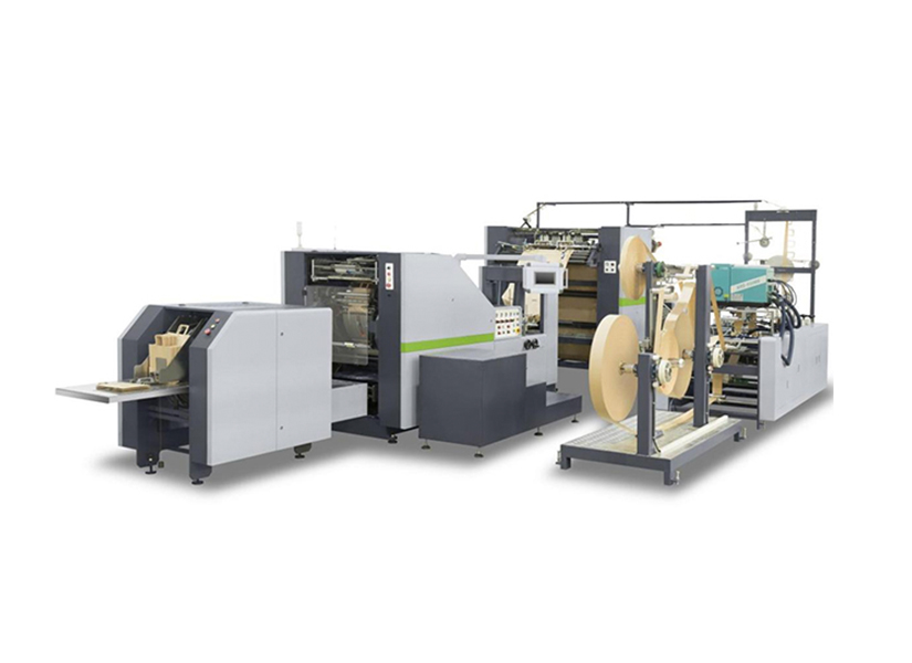 Full-automatic-paper-bag-machine-with-flat-handle（450BF-550F）