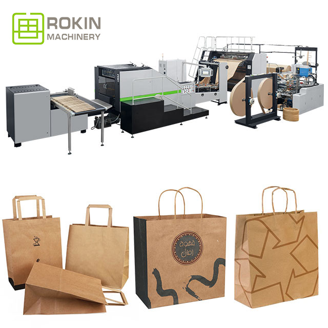 RKHF-550T Full Automatic Paper Bag Machine with Twisted Handle