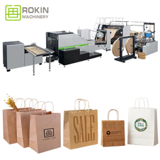 Full Automatic Paper Bag Machine With Twisted & Flat Handle